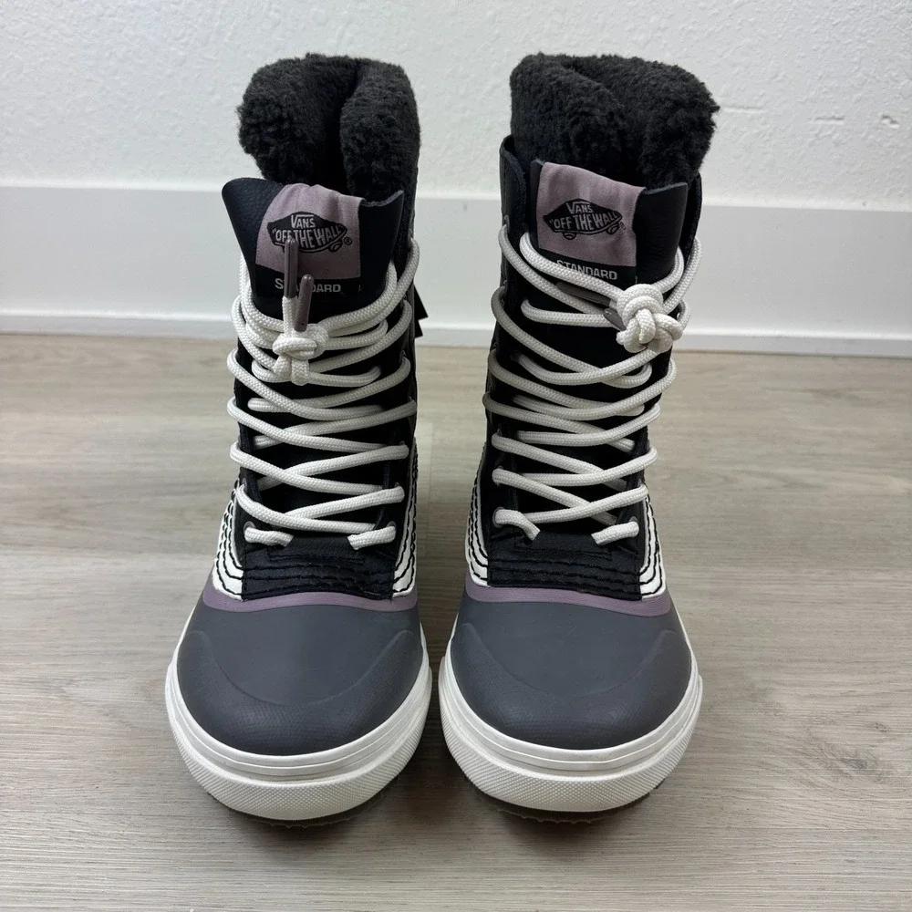 Vans Standard Snow MTE Boots Womens 7 Mens 5.5 Black Purple